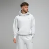 Gym King Established Relaxed Fit Hood - Snow Marl sold by The Gym King
