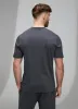 Gym King Established Regular Fit Tee - Pewter/White sold by The Gym King