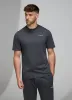 Gym King Established Regular Fit Tee - Pewter/White sold by The Gym King