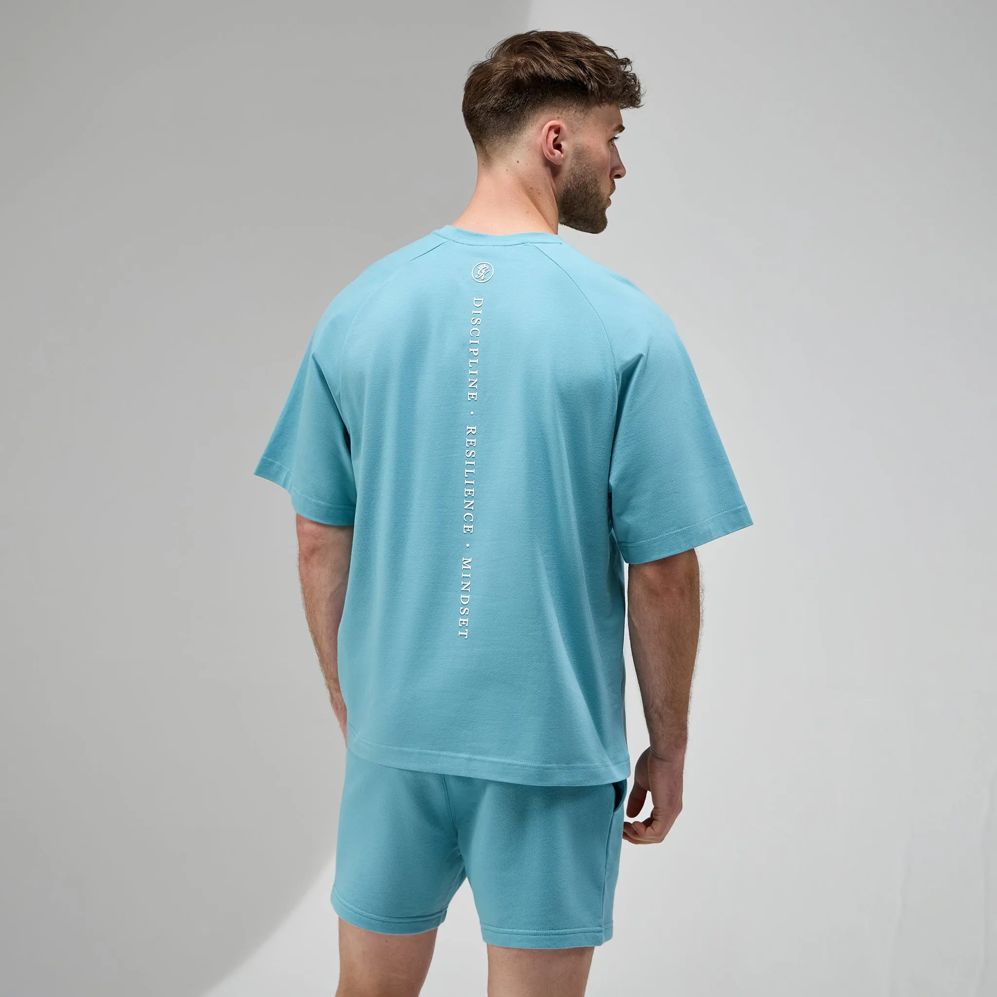 Gym King Focus Relaxed Fit Tee - Aquatic Blue sold by The Gym King product image thumbnail 2