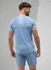 Gym King Focus Woven Tee - Dusk Blue/White sold by The Gym King