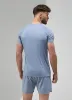 Gym King Focus Camo Knit Tee - Dusk Blue sold by The Gym King