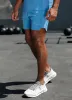 Gym King Focus Camo Knit Short - Blue Iris sold by The Gym King