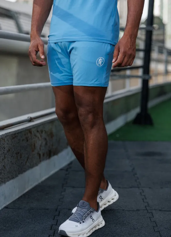 Gym King Pro Jersey Short - Azure Blue sold by The Gym King