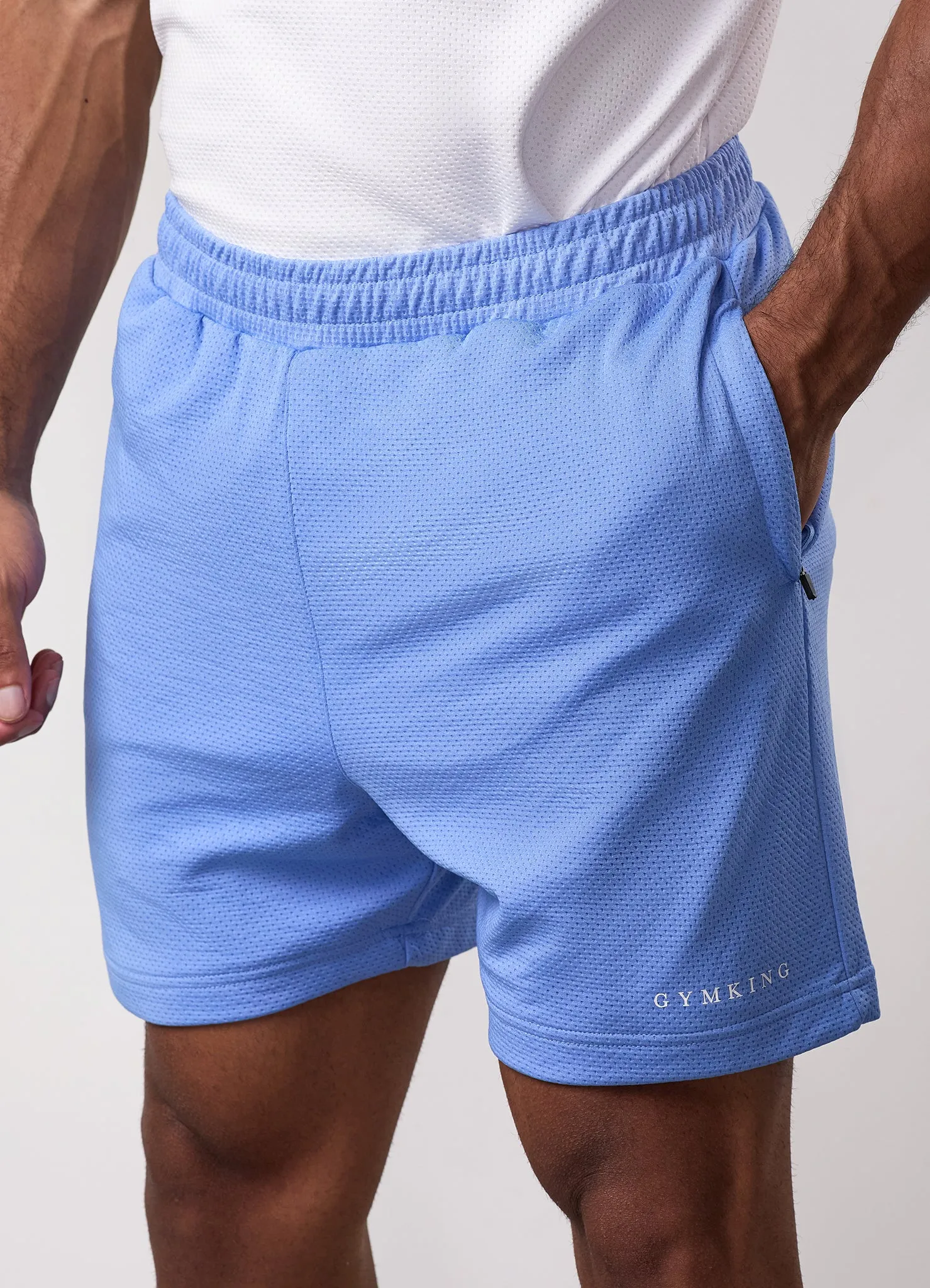 Gym King Brooklyn Mesh Short - Provence Blue sold by The Gym King product image thumbnail 4