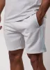 Gym King Contrast Panel Short - Light Grey/Sky Blue sold by The Gym King