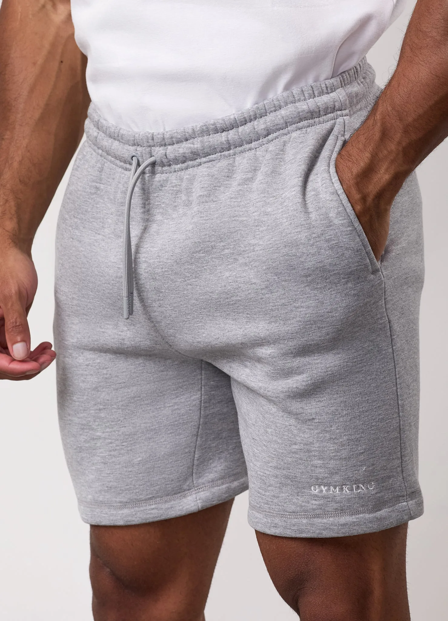 Gym King Fundamental Linear Short - Grey Marl sold by The Gym King product image thumbnail 4