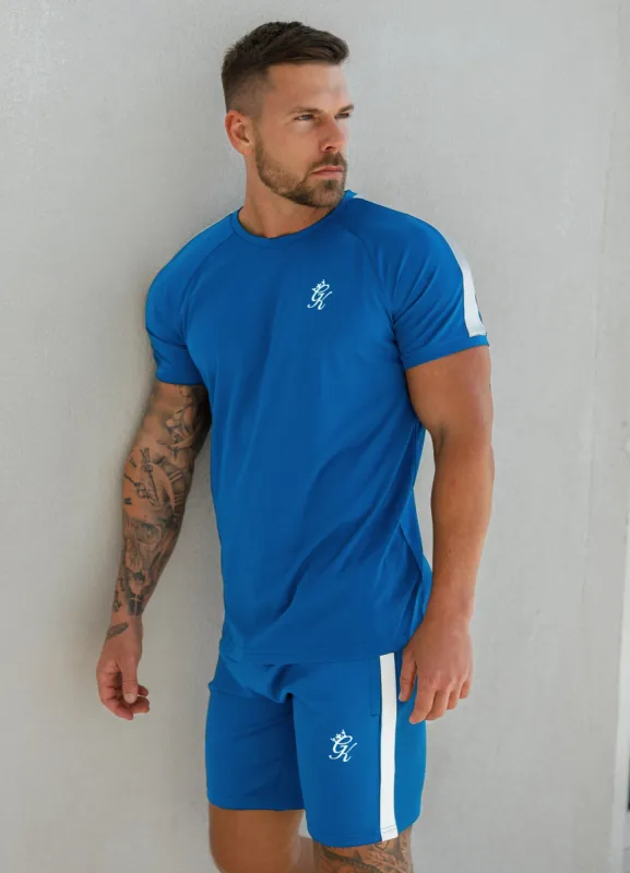 Gym King Core Plus Poly Tee - Sonic Blue sold by The Gym King