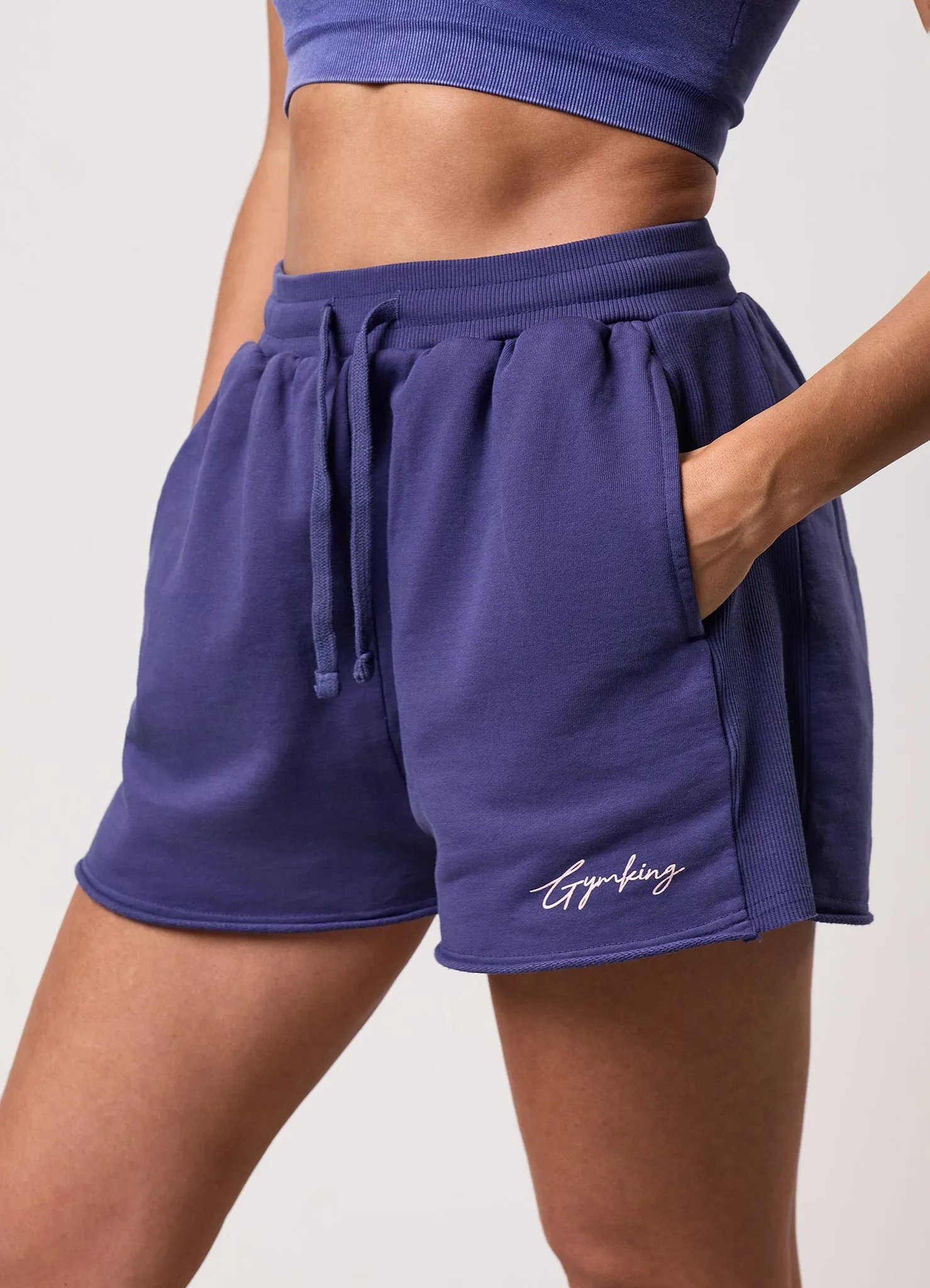 Gym King Washed Reset Short - Starlight Blue sold by The Gym King