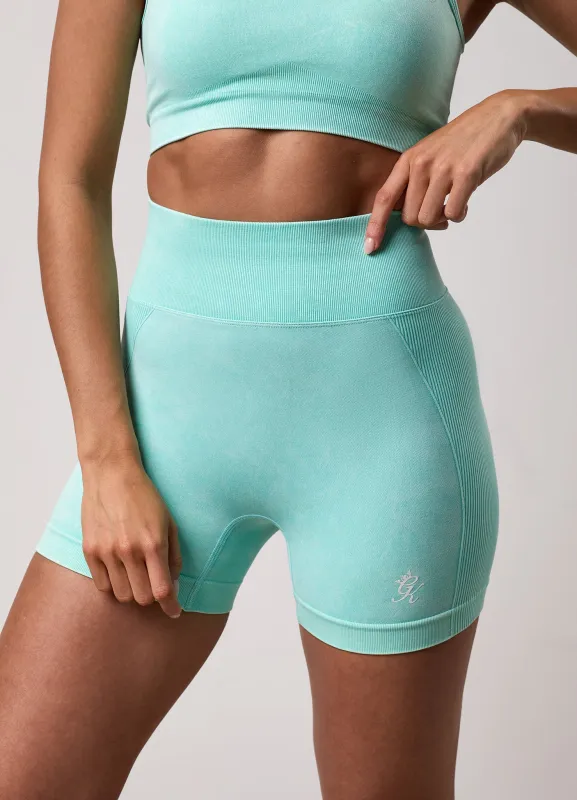 Gym King Seamless 4" Short - Deep Aqua sold by The Gym King