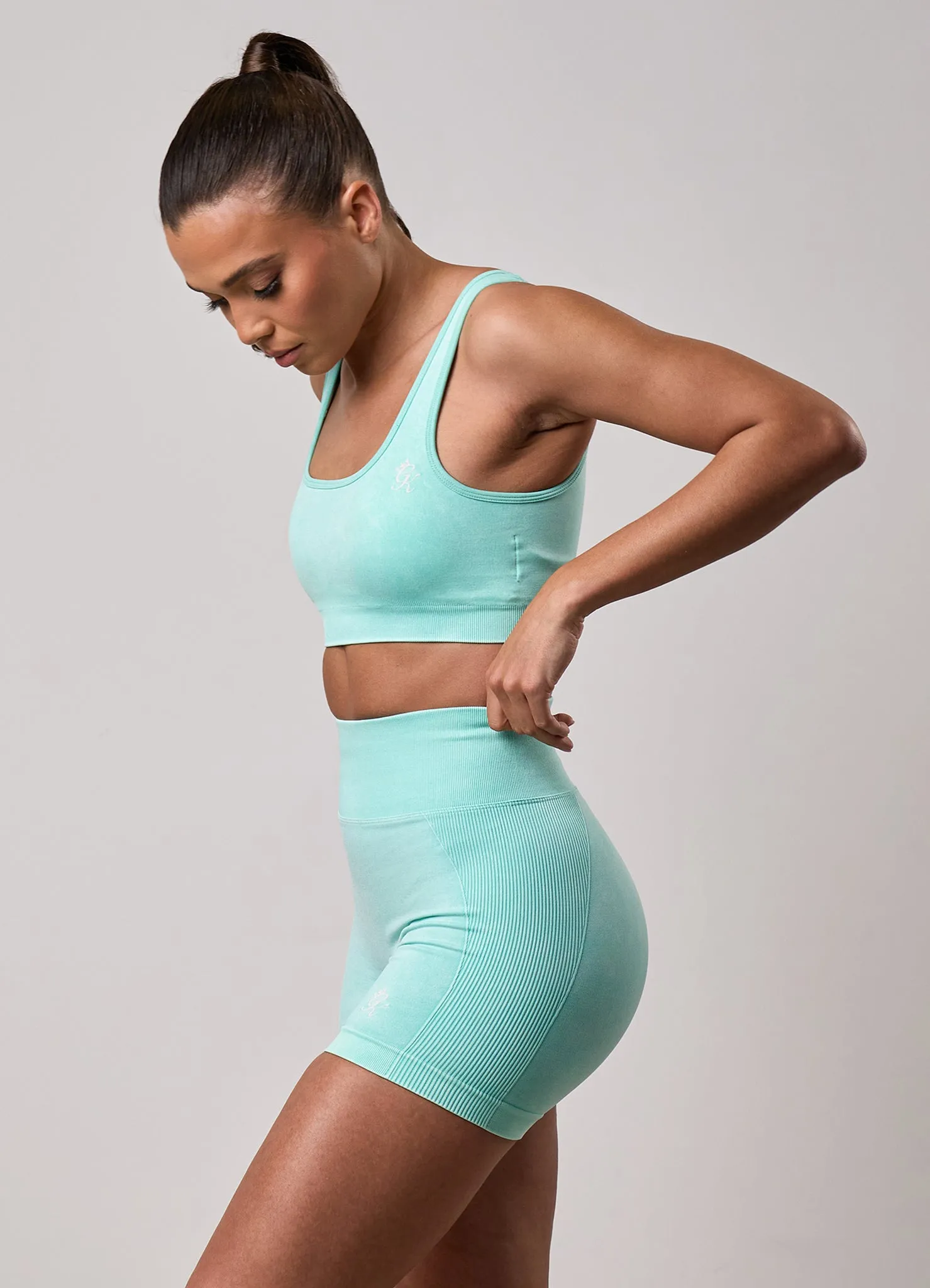 Gym King Seamless Bralette - Deep Aqua sold by The Gym King product image thumbnail 4
