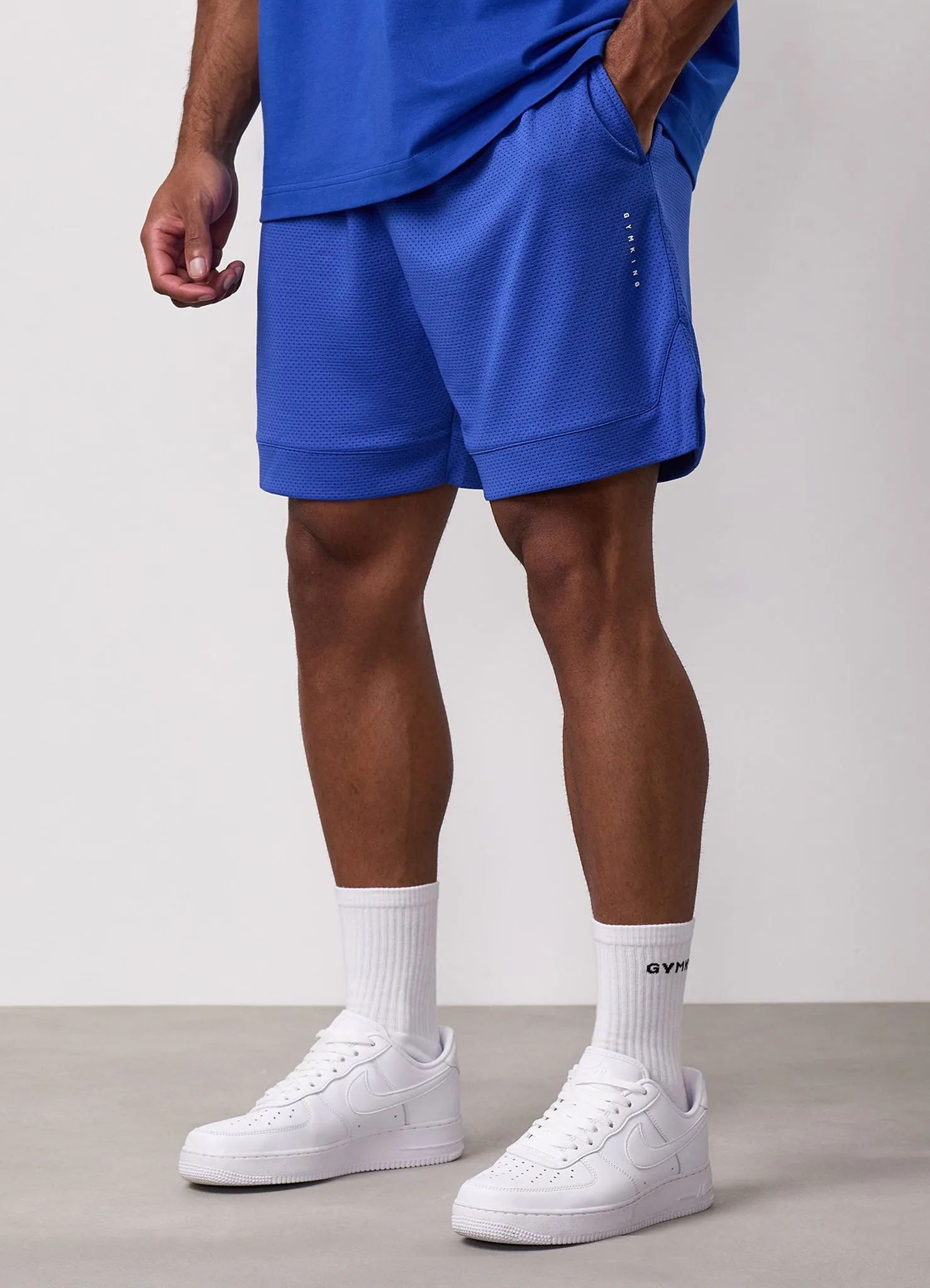 Gym King Rival Mesh Short - Capri Blue sold by The Gym King