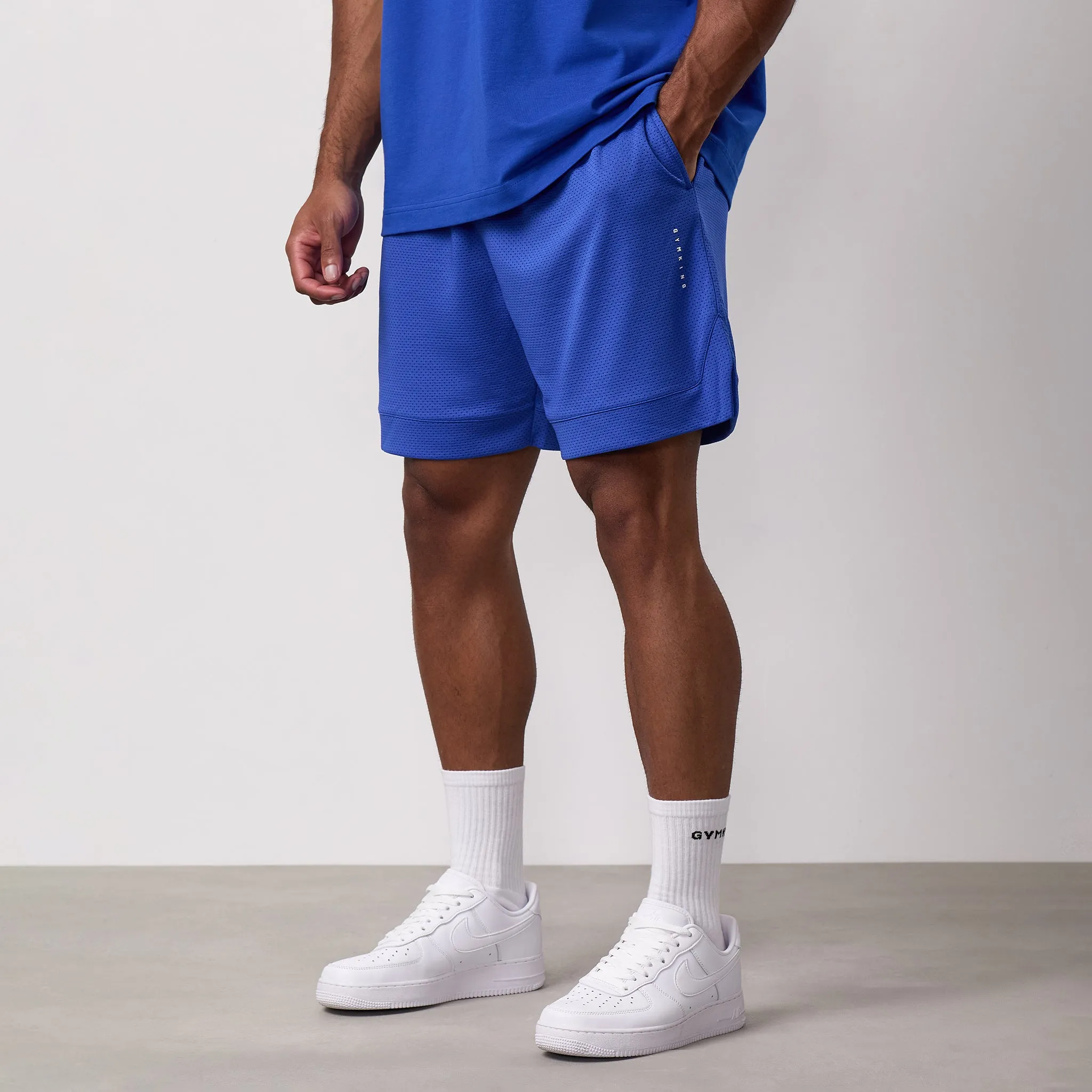 Gym King Rival Mesh Short - Capri Blue sold by The Gym King product image thumbnail 2