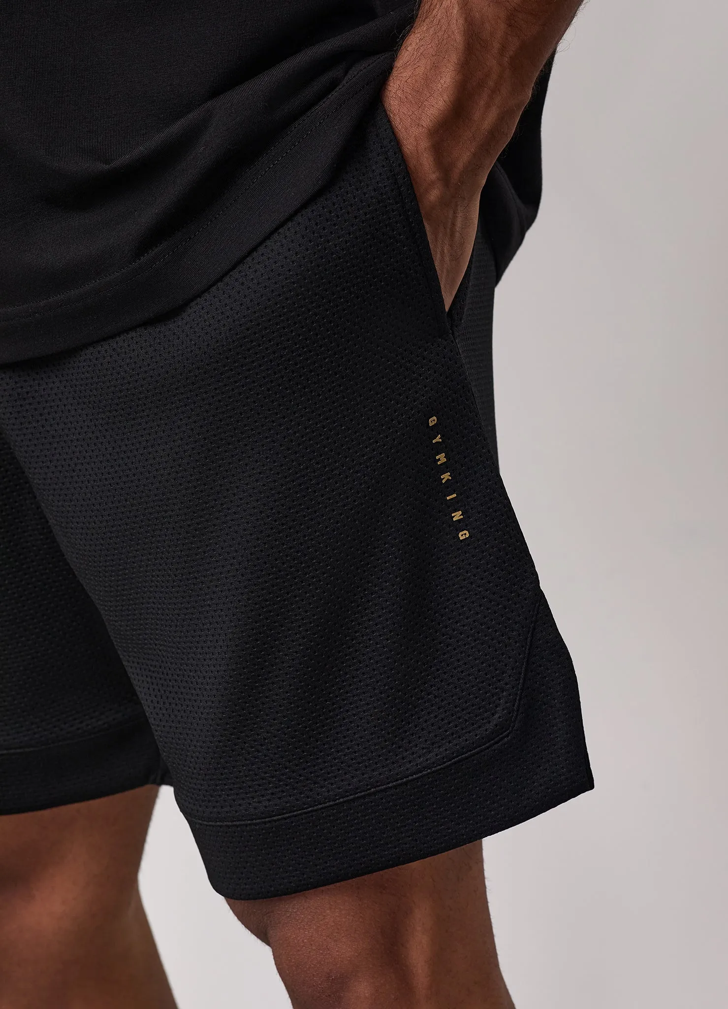 Gym King Rival Mesh Short - Black sold by The Gym King product image thumbnail 5