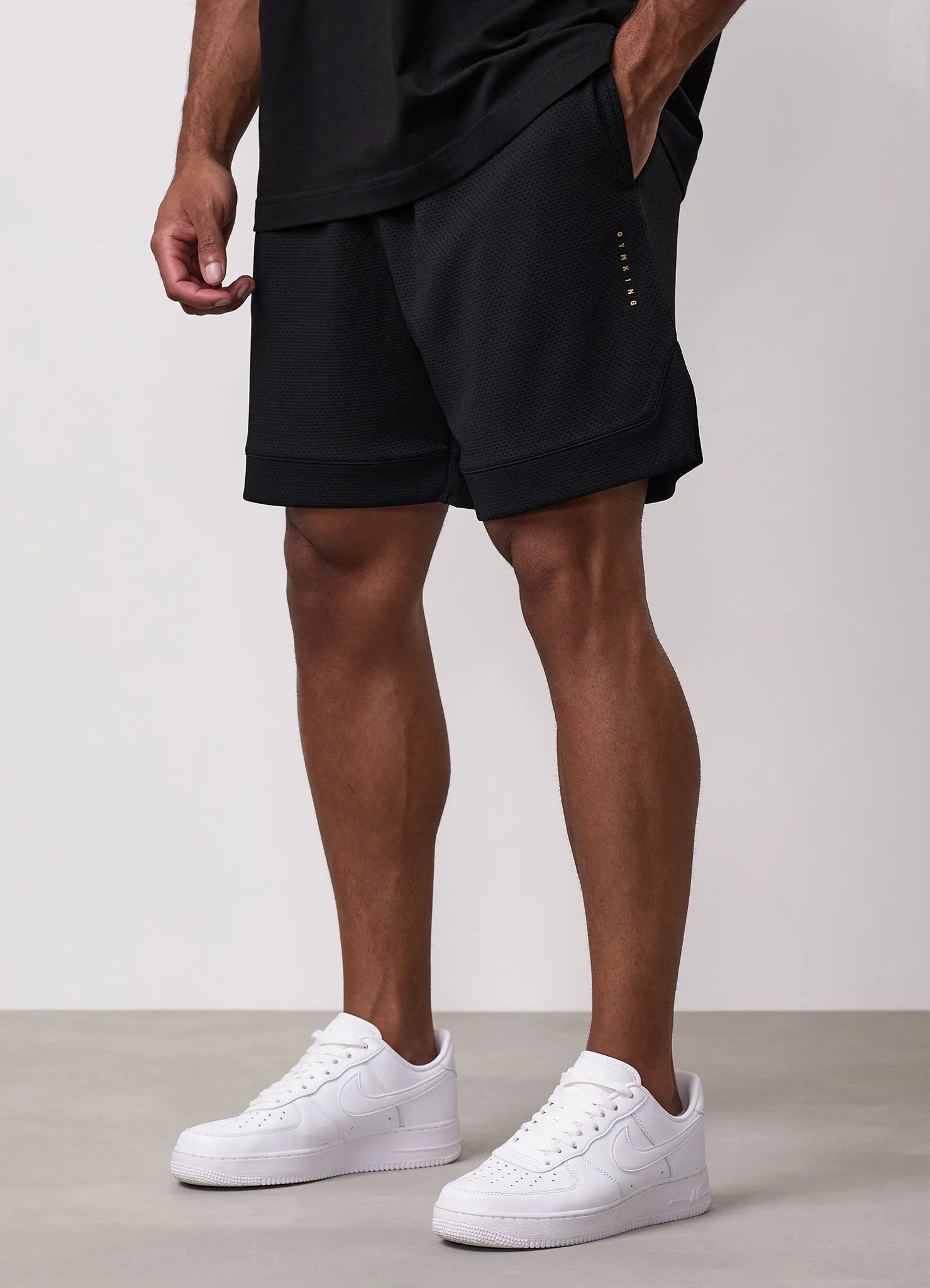 Gym King Rival Mesh Short - Black sold by The Gym King