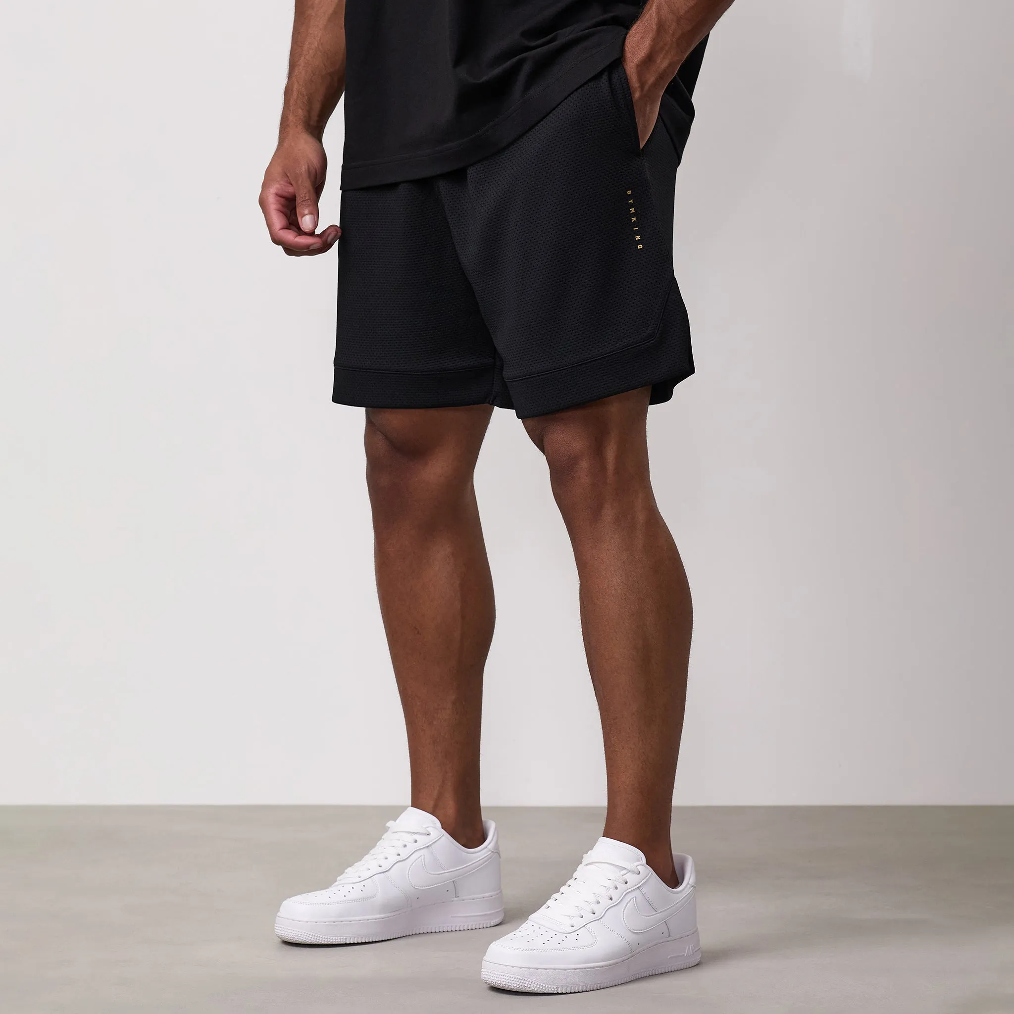 Gym King Rival Mesh Short - Black sold by The Gym King product image thumbnail 2