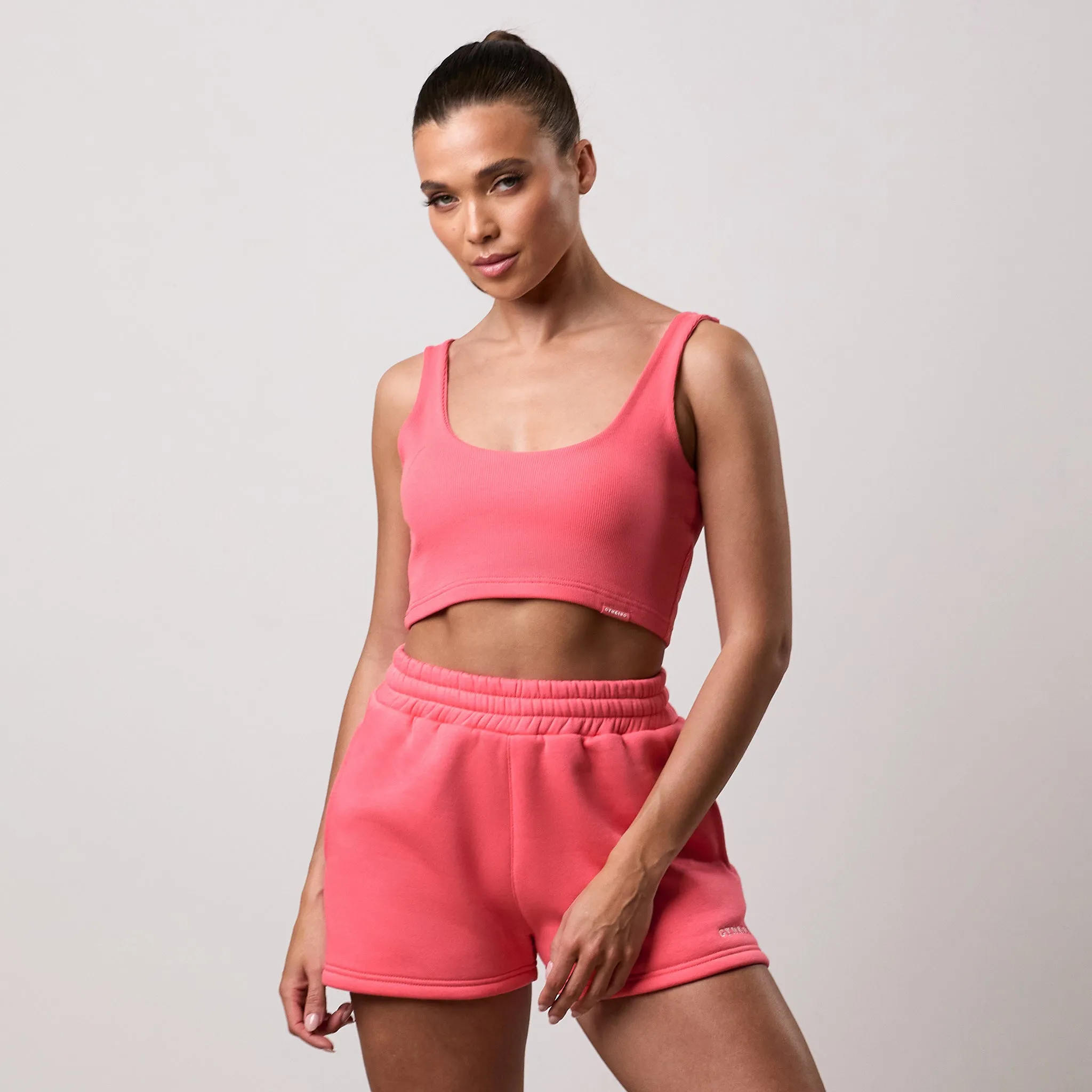 Gym King 365 Rib Scoop Neck Bralette - Spiced Coral sold by The Gym King product image thumbnail 2
