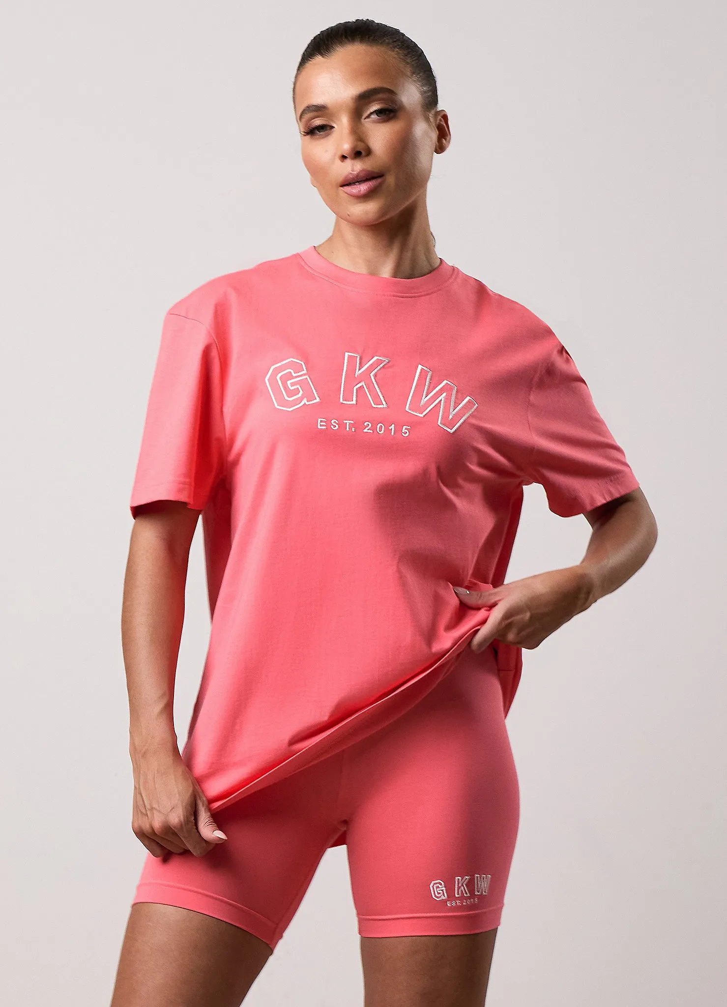 GKW Boyfriend Tee - Spiced Coral sold by The Gym King