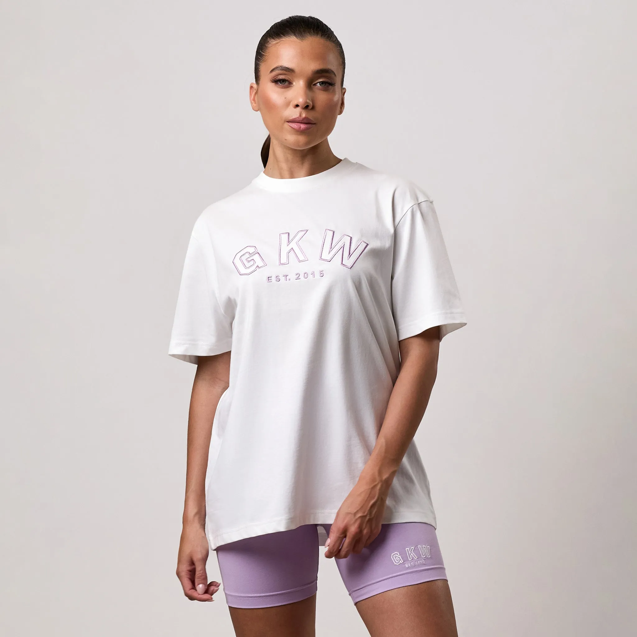 GKW Boyfriend Tee - Cream sold by The Gym King product image thumbnail 2