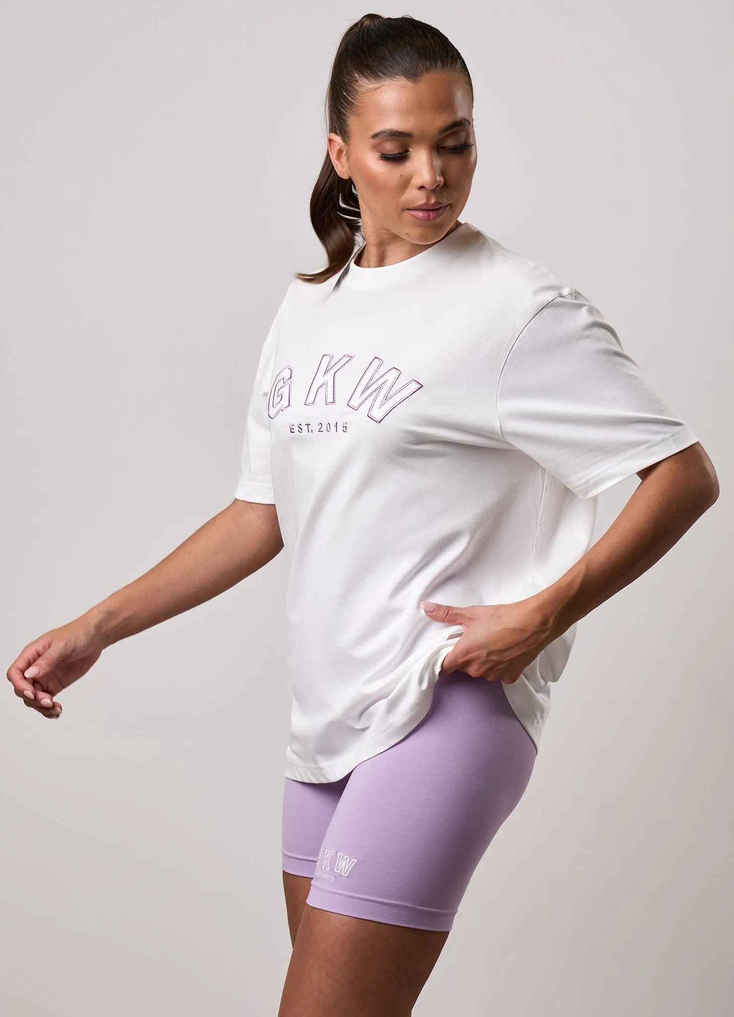 GKW Boyfriend Tee - Cream sold by The Gym King product image thumbnail 4