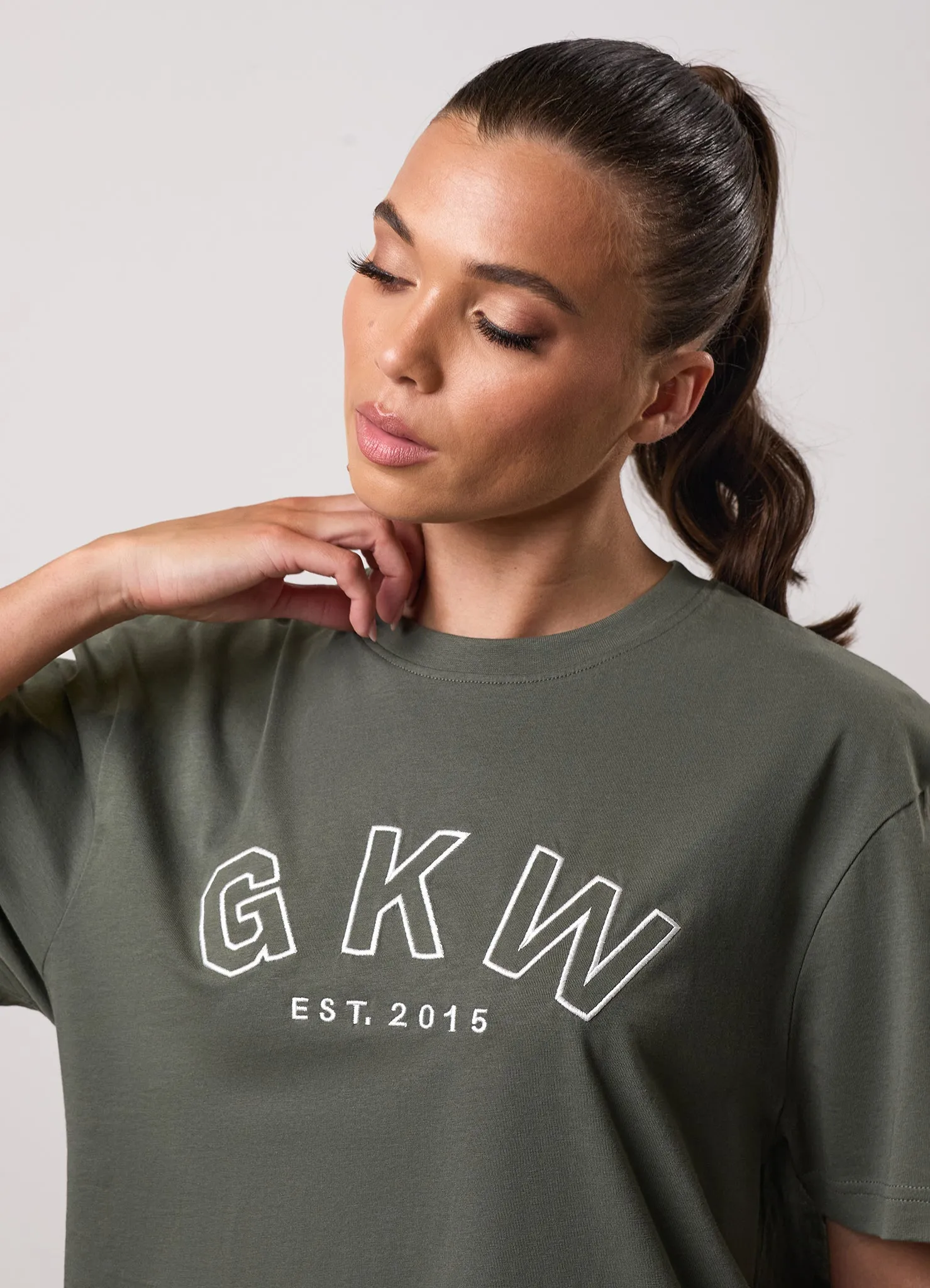 GKW Boyfriend Tee - Dusk Green sold by The Gym King product image thumbnail 3
