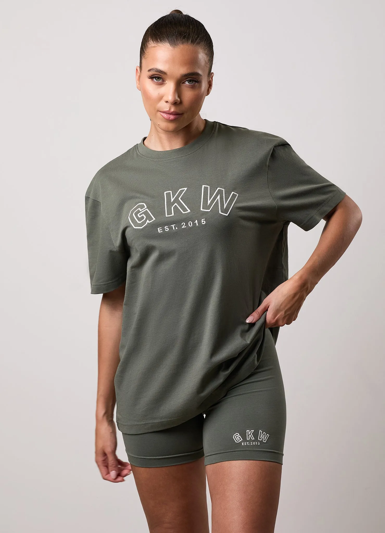 GKW Boyfriend Tee - Dusk Green sold by The Gym King