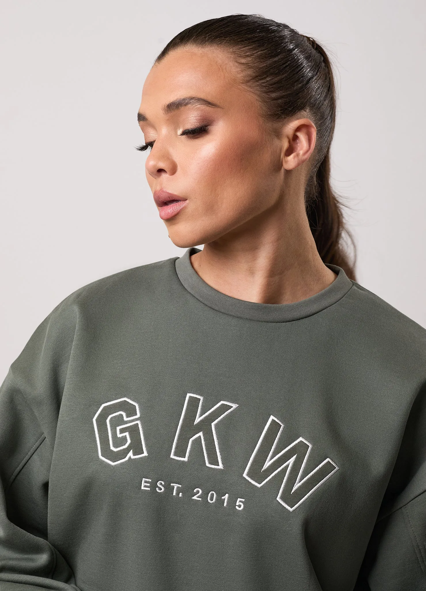 GKW Oversized Crew - Dusk Green sold by The Gym King product image thumbnail 5