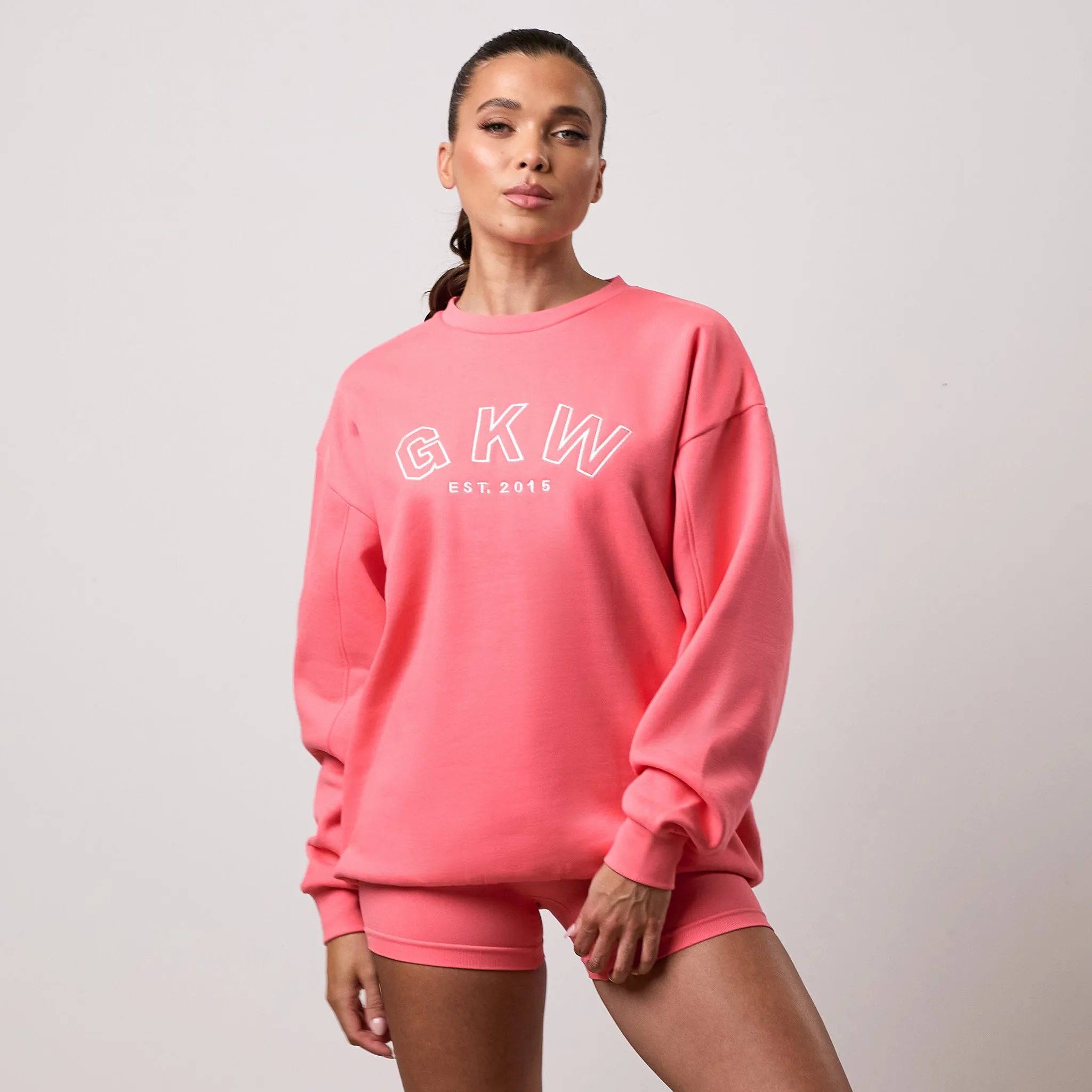 GKW Oversized Crew - Spiced Coral sold by The Gym King product image thumbnail 2