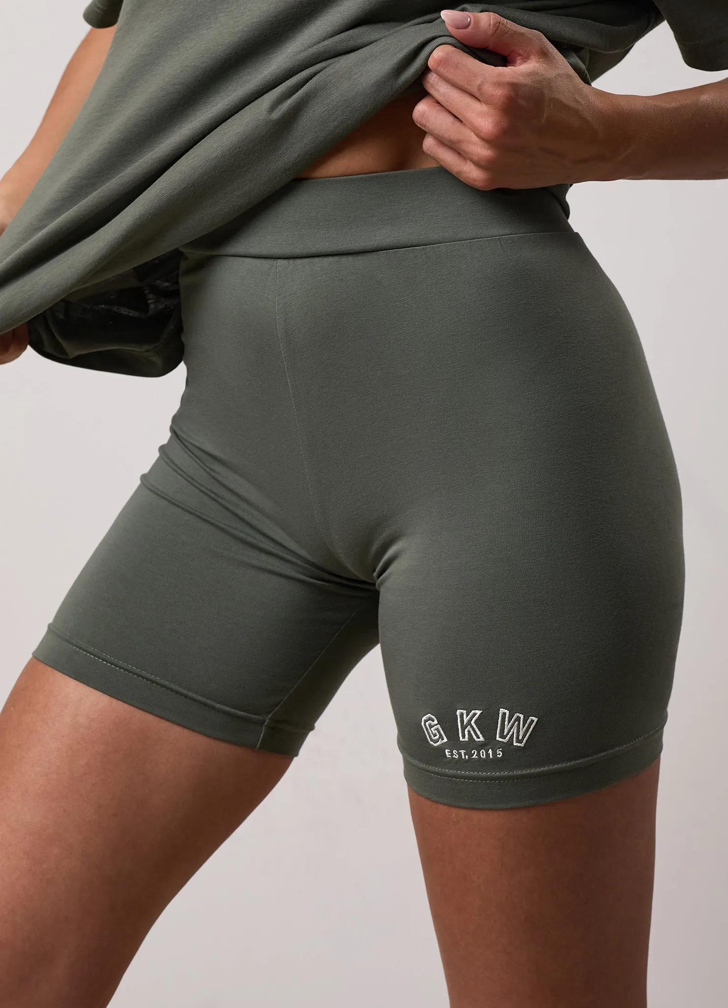 GKW 5" Jersey Cycle Short - Dusk Green sold by The Gym King