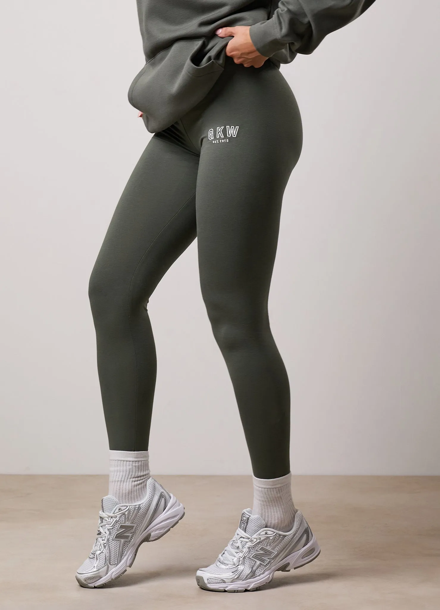 GKW Jersey Legging - Dusk Green sold by The Gym King