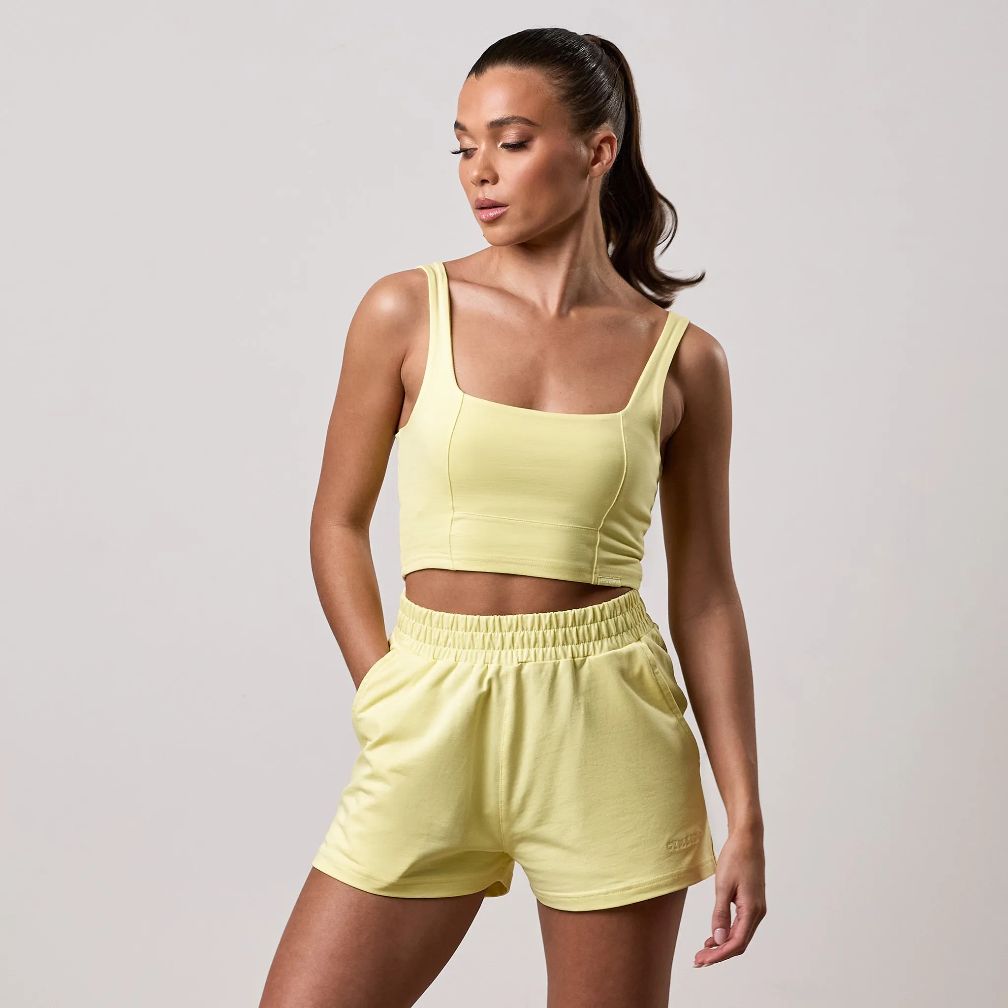 Gym King 365 Jersey Square Neck Tank - Sherbet Lemon sold by The Gym King product image thumbnail 2