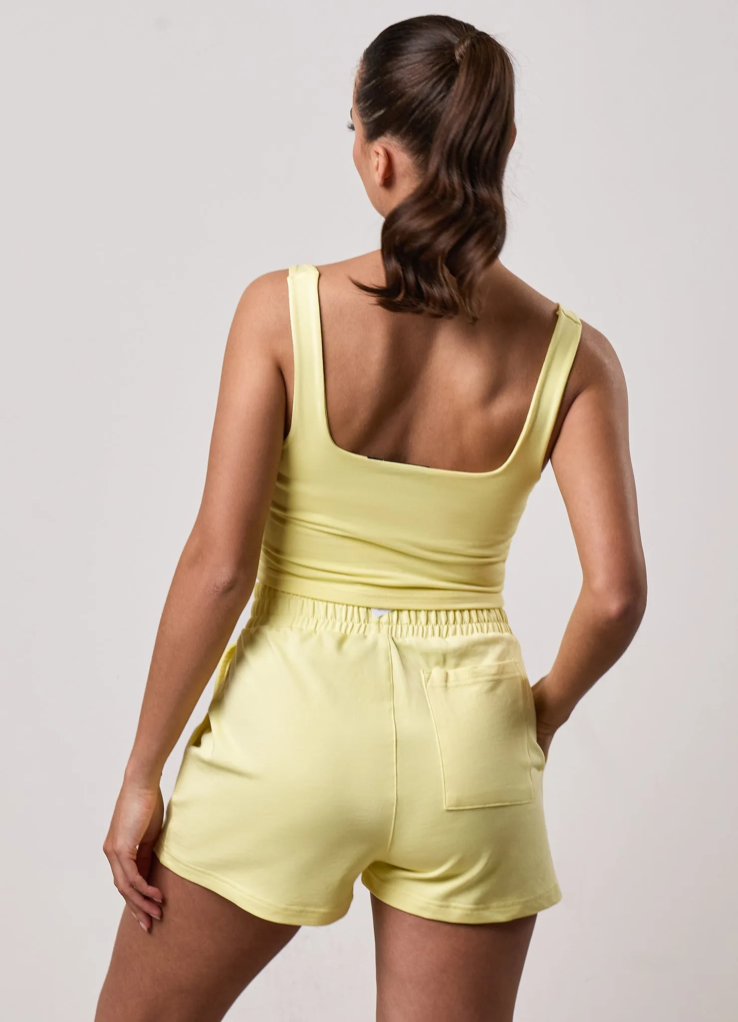 Gym King 365 Jersey Square Neck Tank - Sherbet Lemon sold by The Gym King product image thumbnail 3