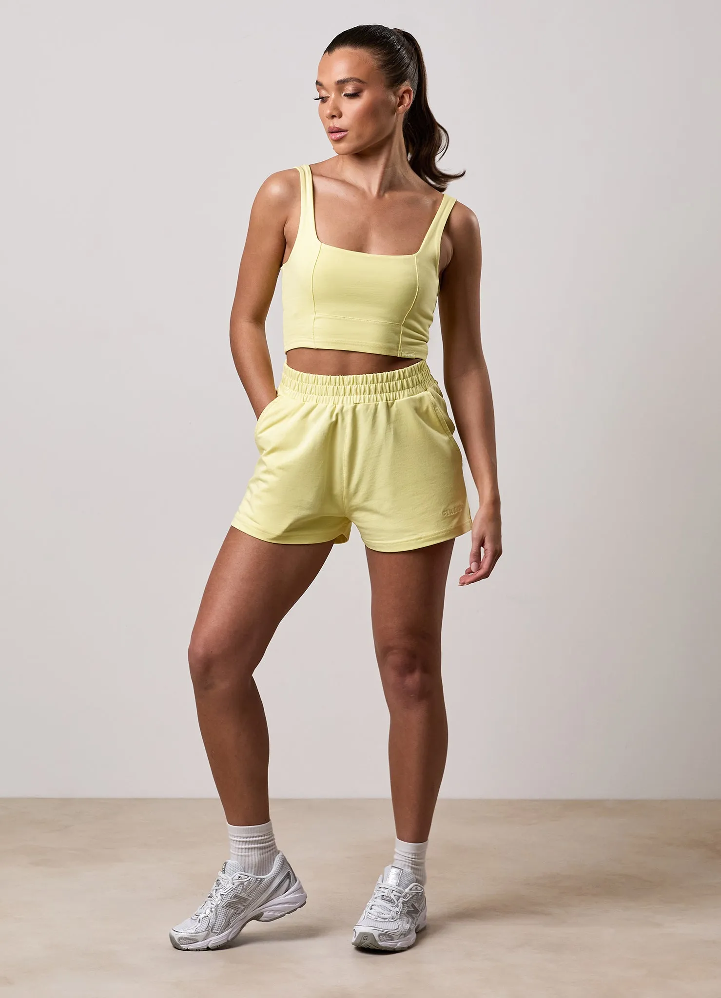 Gym King 365 Jersey Square Neck Tank - Sherbet Lemon sold by The Gym King product image thumbnail 5