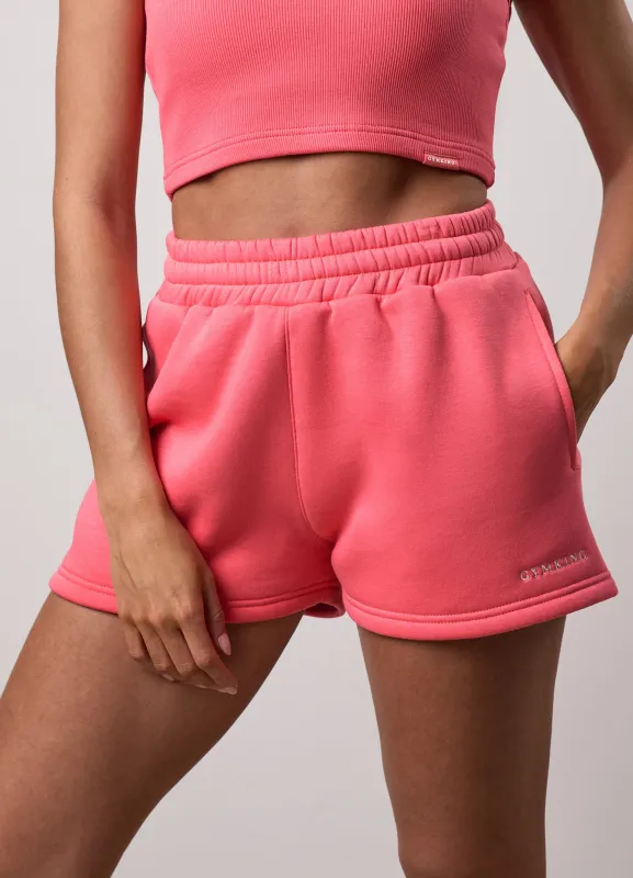 Gym King 365 Fleece Short - Spiced Coral sold by The Gym King