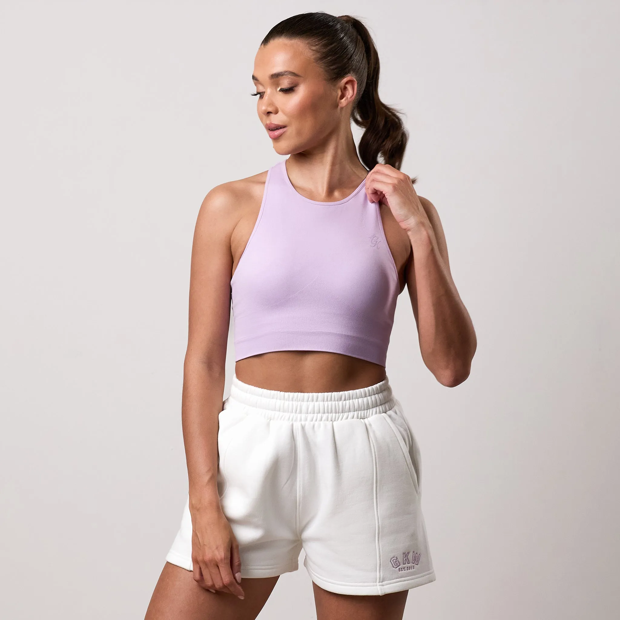 Gym King Sculpt Seamless Tank - Soft Lilac sold by The Gym King product image thumbnail 2