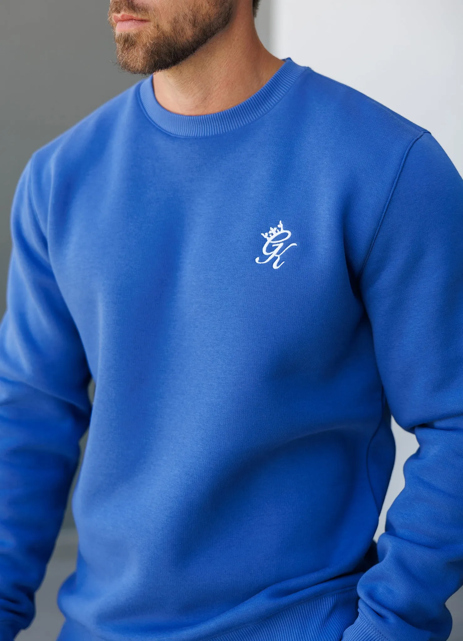 Gym King Fundamental Fleece Crew Tracksuit - Sonic Blue sold by The Gym King product image thumbnail 3