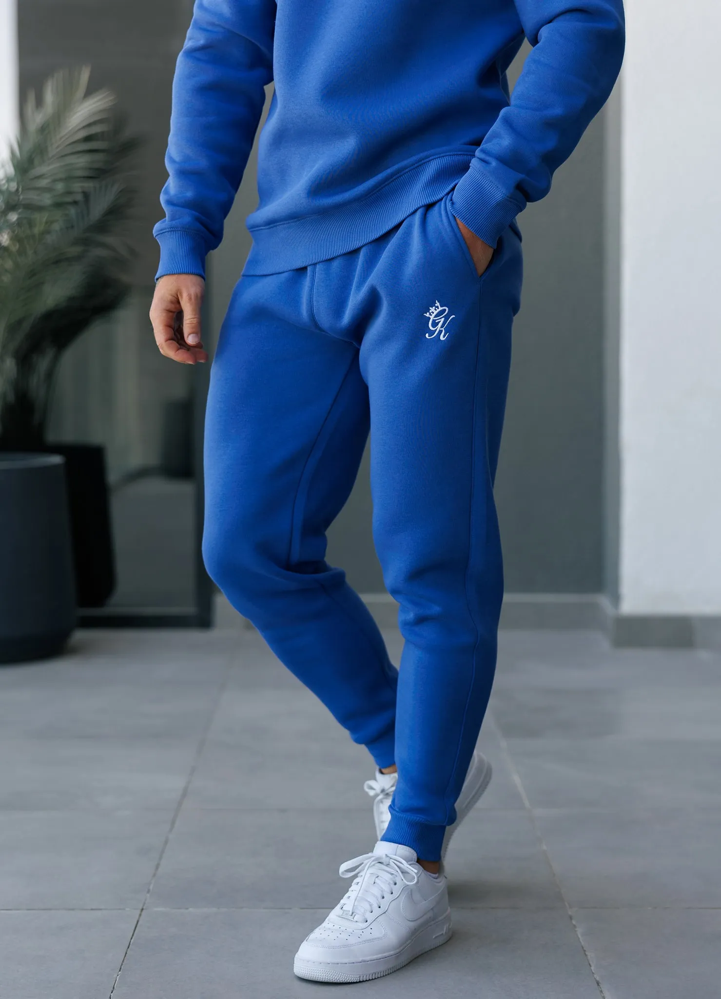 Gym King Fundamental Fleece Crew Tracksuit - Sonic Blue sold by The Gym King product image thumbnail 4