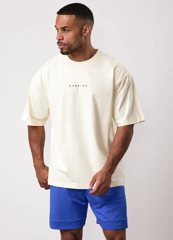 Gym King Rival Jersey Tee - Iced Lemon sold by The Gym King