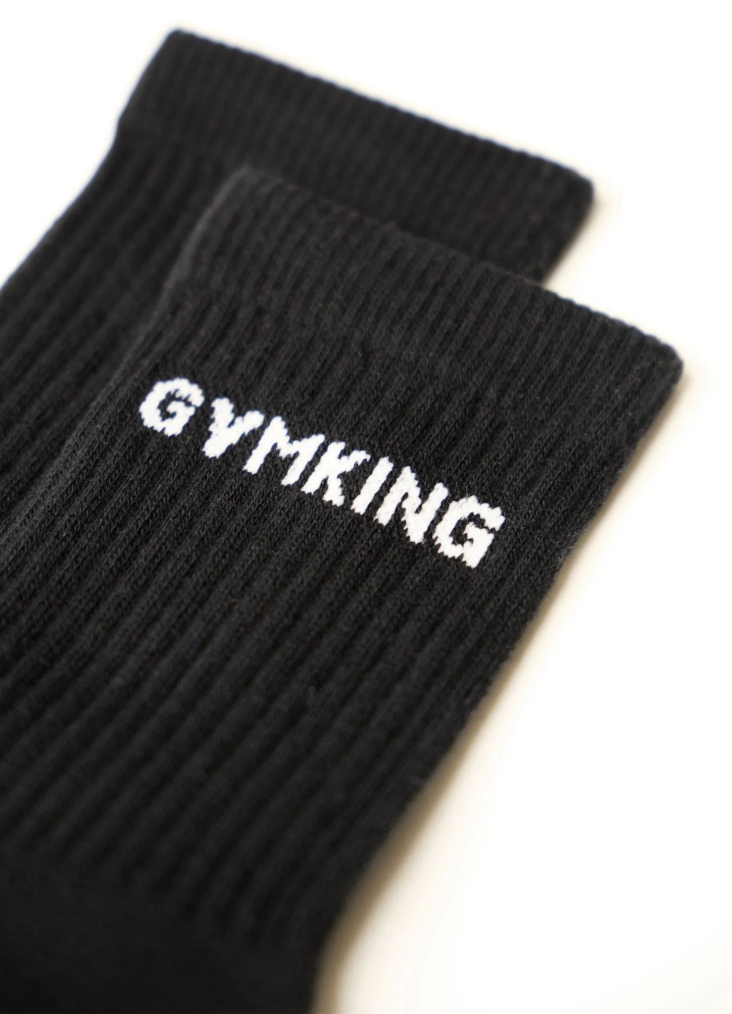 Gym King Linear Crew Sock (2pk) - Black sold by The Gym King product image thumbnail 5
