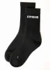 Gym King Linear Crew Sock (2pk) - Black sold by The Gym King