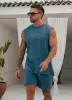 Gym King Purpose Washed Vest - Deep Indigo sold by The Gym King