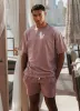 Gym King Purpose Washed Tee - Dusky Mauve sold by The Gym King