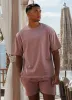 Gym King Purpose Washed Tee - Dusky Mauve sold by The Gym King