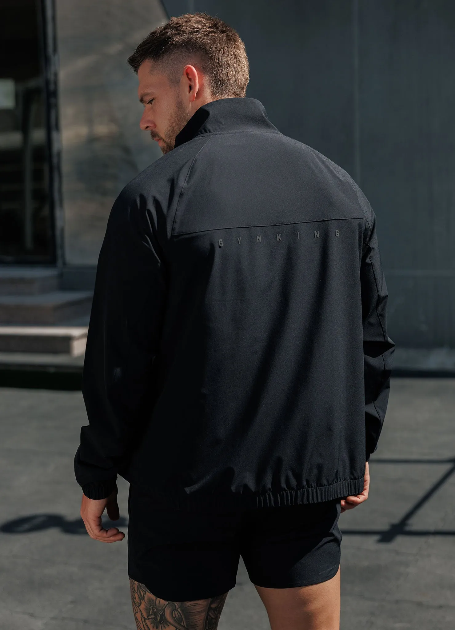 Gym King Purpose Tracksuit Top - Black sold by The Gym King product image thumbnail 3