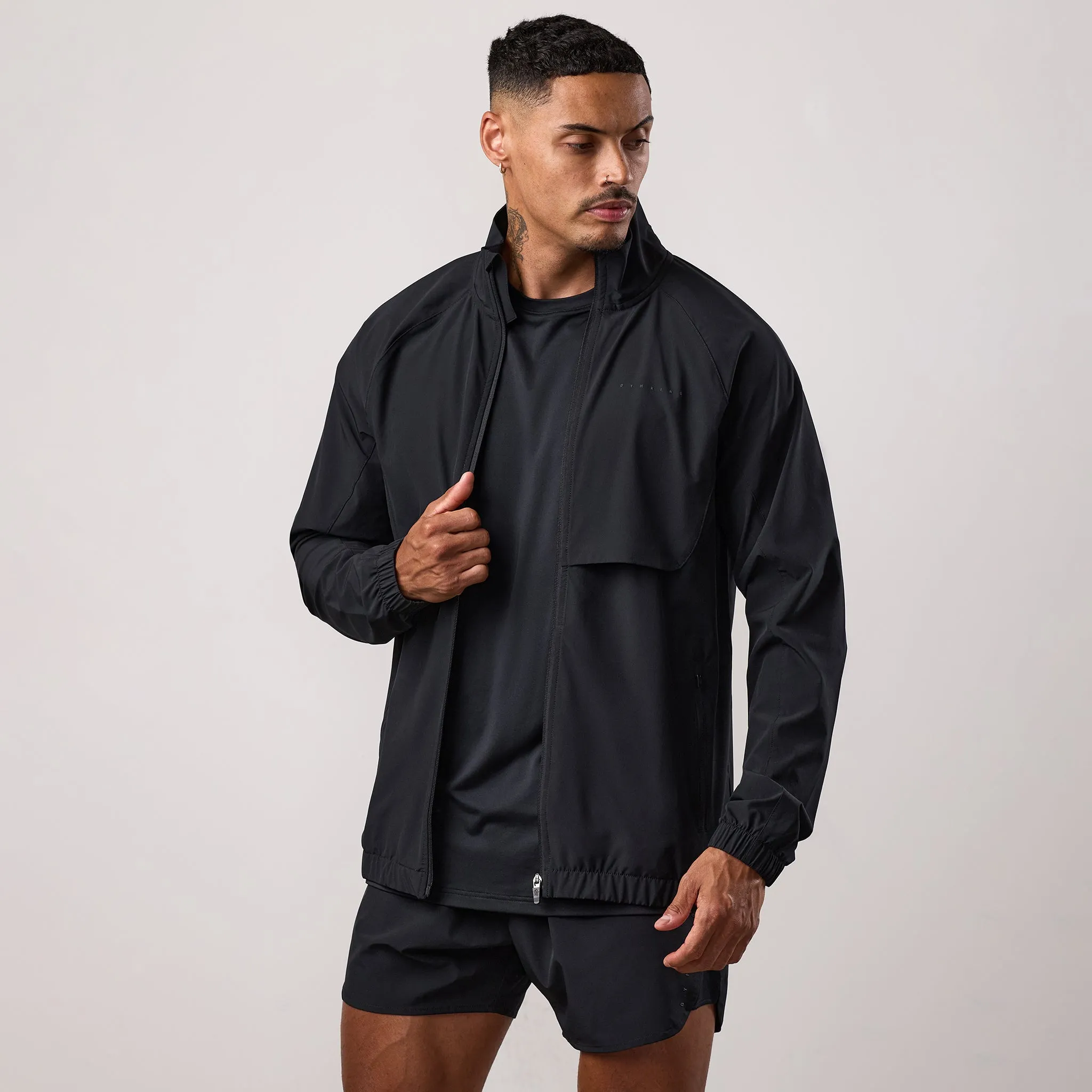 Gym King Purpose Tracksuit Top - Black sold by The Gym King product image thumbnail 2