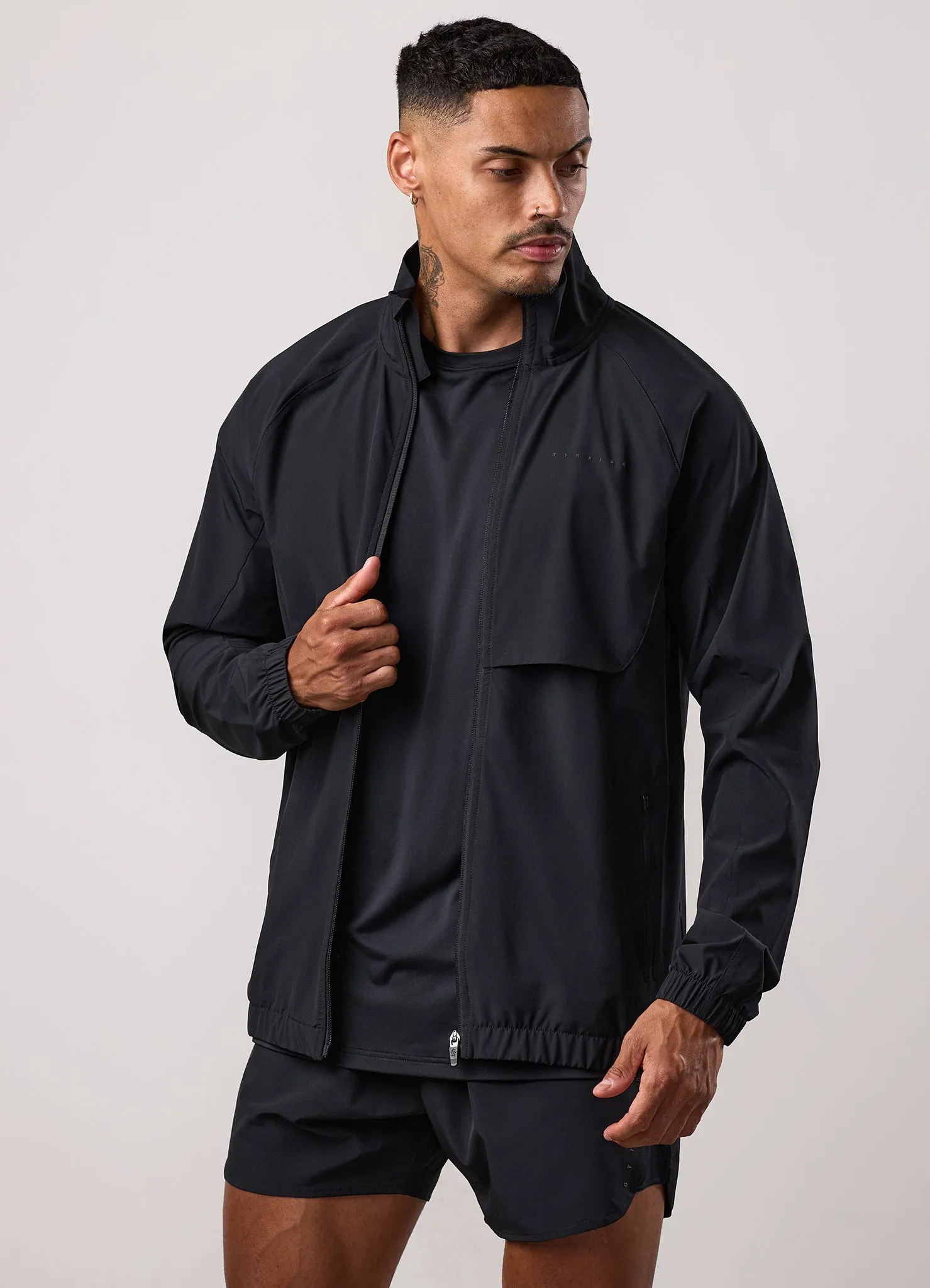 Gym King Purpose Tracksuit Top - Black sold by The Gym King product image thumbnail 4