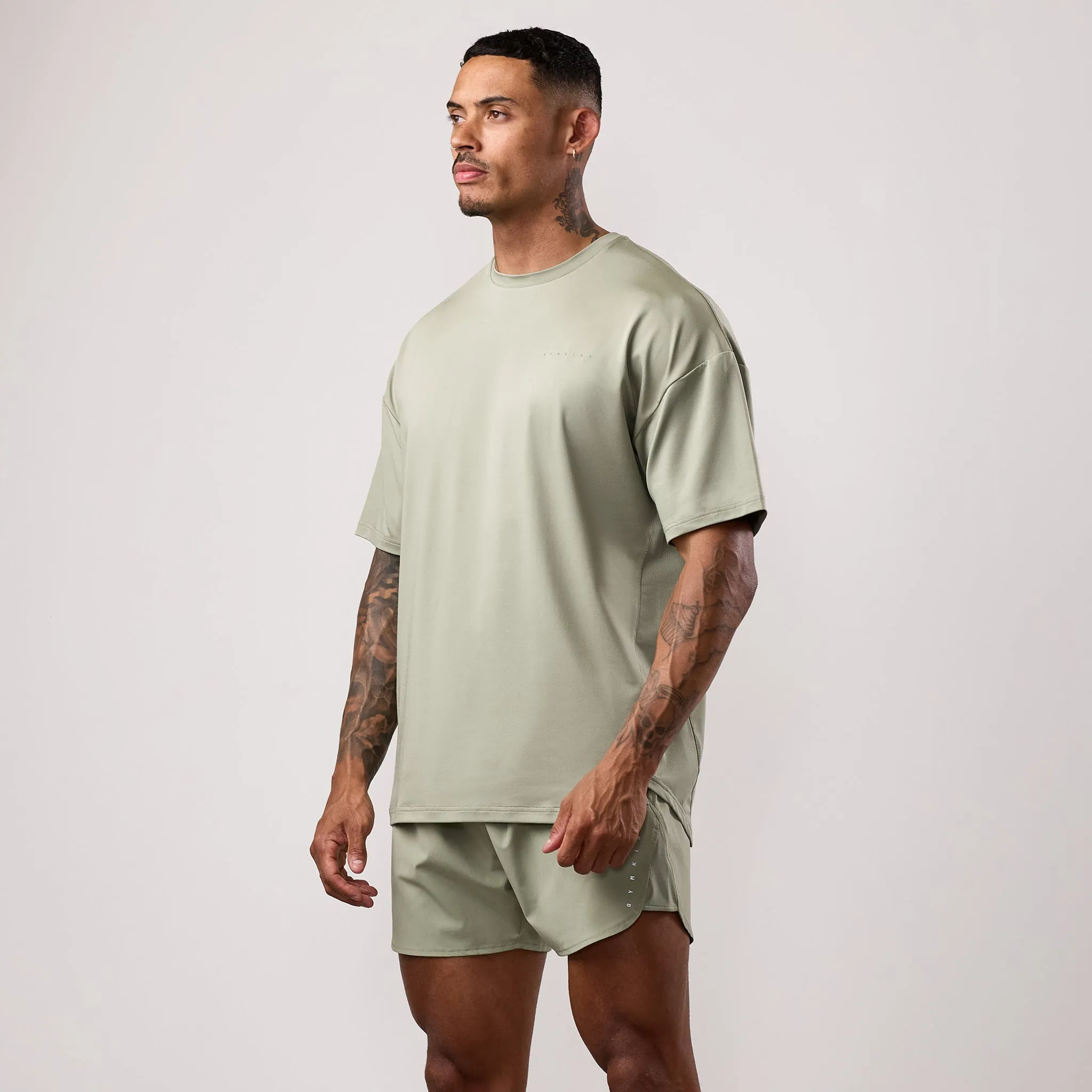 Gym King Purpose Tee - Soft Khaki sold by The Gym King product image thumbnail 2