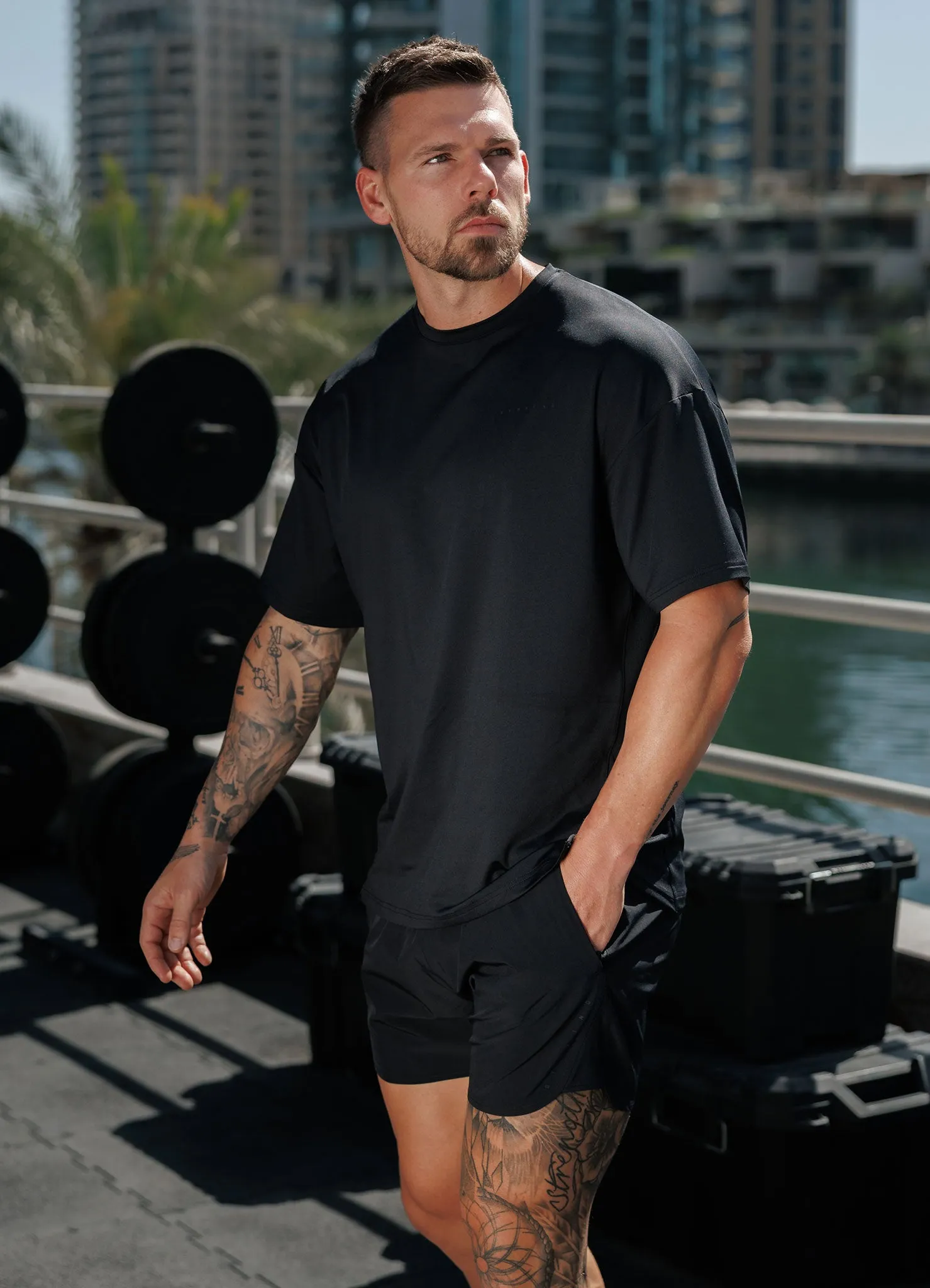 Gym King Purpose Tee - Black sold by The Gym King product image thumbnail 3