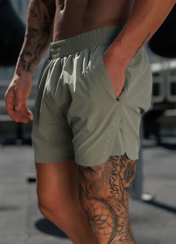 Gym King Purpose Short - Soft Khaki sold by The Gym King