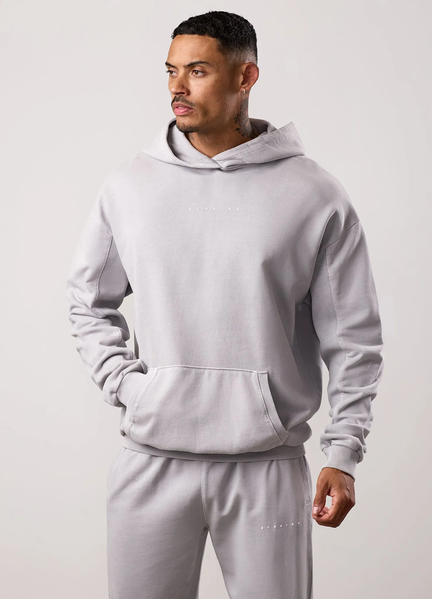 Gym King Purpose Washed Tracksuit - Urban Grey sold by The Gym King product image thumbnail 3